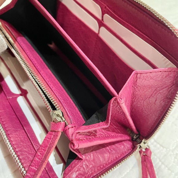 Authentic Balenciaga Lambskin long zippy wallet - Picture 10 of 16